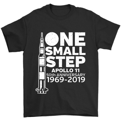 Nasa Apollo Anniversary Moon Landing Man's T-Shirt Tee