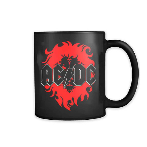 Acdc Red Lion Vintage Mug