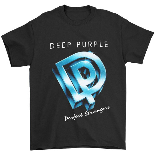Deep Purple Perfect Strangers Hard Rock Rainbow Gillan Blackmore Man's T-Shirt Tee