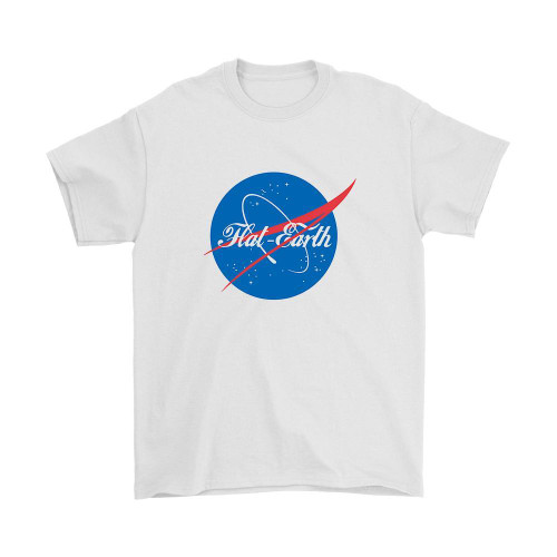 Nasa Flat Earth Man's T-Shirt Tee