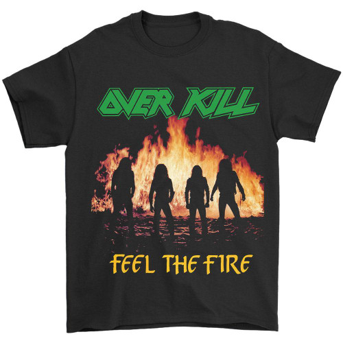 Overkill Feel The Fire Man's T-Shirt Tee