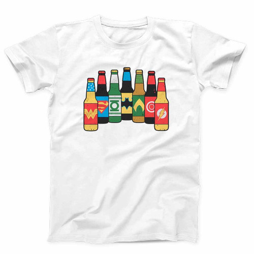 Justice League Beer Man's T-Shirt Tee