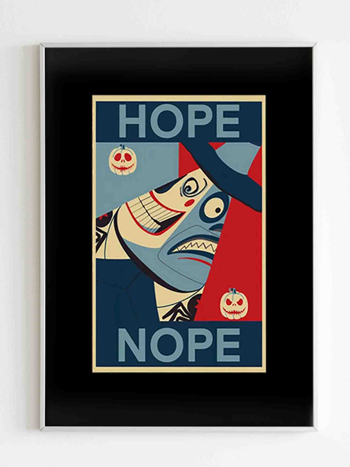 Hope Nope Retro Halloween Poster Hope Nope Retro Halloween Poster