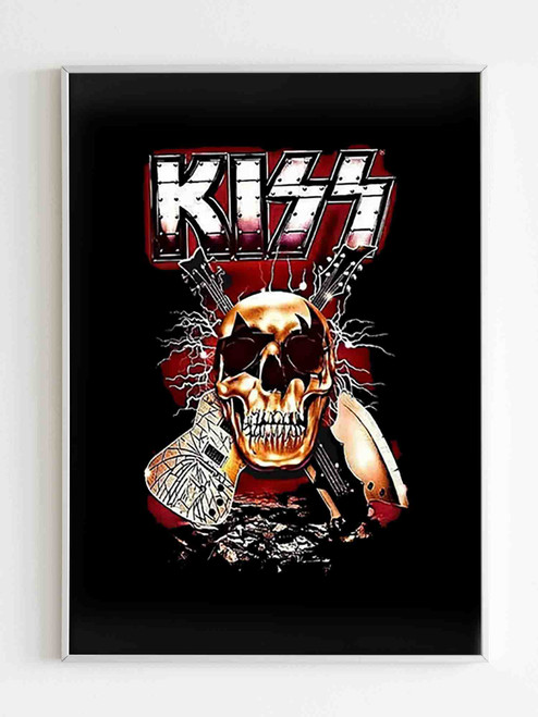 Kiss Neon Band Rock Heavy Metal Poster