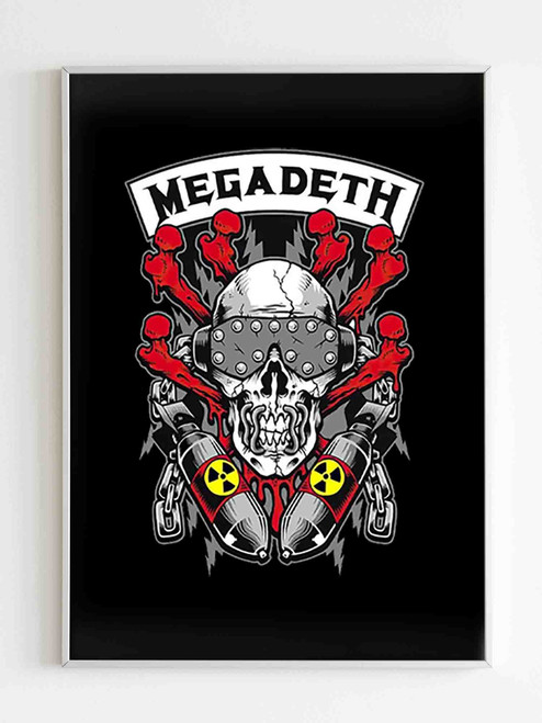 Megadeth Fighter Vintage Style Poster