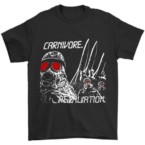 Carnivore Retaliation 1987 Crossover Thrash Peter Steele Man's T-Shirt Tee
