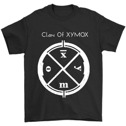 Clan Of Xymox Logo Darkwave Gothic Rock Sythpop Man's T-Shirt Tee