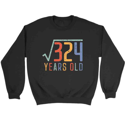 18 Years Old Math Sweatshirt Sweater