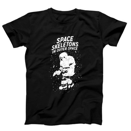 Space Skeletons In Outer Space Man's T-Shirt Tee