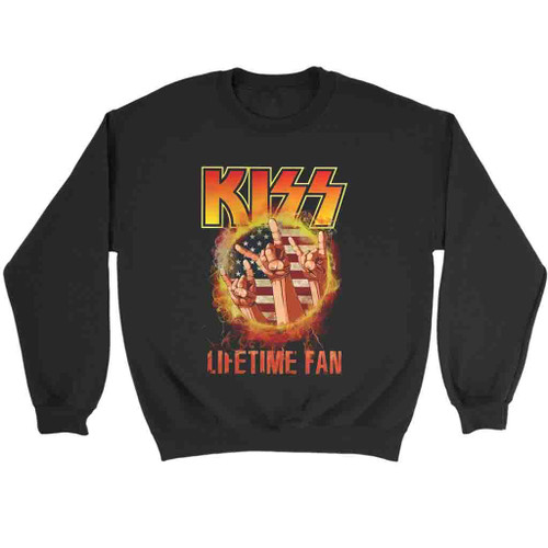 Kiss Lifetime Fan Band Rock Heavy Metal Sweatshirt Sweater