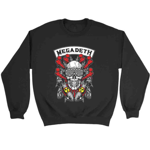 Megadeth Fighter Vintage Style Sweatshirt Sweater Megadeth Fighter Vintage Style Sweatshirt Sweater