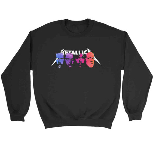 Metallica Band Four Member Retro Sweatshirt Sweater
