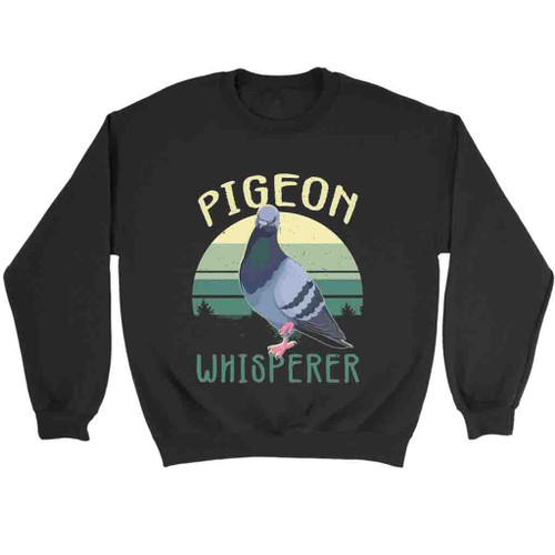 Pigeon Whisperer Funny Cute Pigeon Bird Lover Sweatshirt Sweater