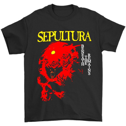 Sepultura Beneath The Remains Soulfly Cavalera Death Metal Man's T-Shirt Tee