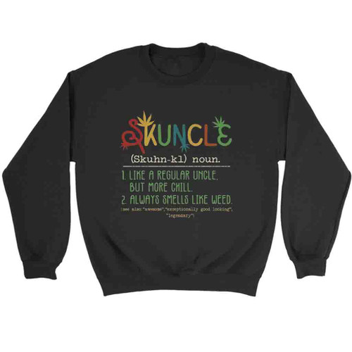 Skuncle Like A Regular Uncle But More Chill Funny Sweatshirt Sweater