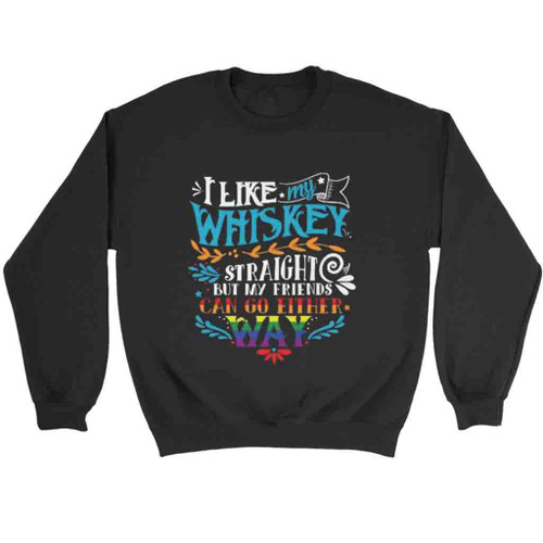 Straight But My Friends Can Go Either Way Sweatshirt Sweater Straight But My Friends Can Go Either Way Sweatshirt Sweater