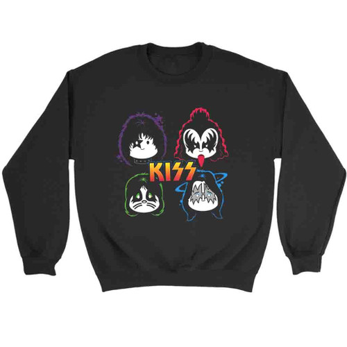 Vintage Cute Graphic Kiss Band Rock Heavy Metal Gene Simmons Sweatshirt Sweater