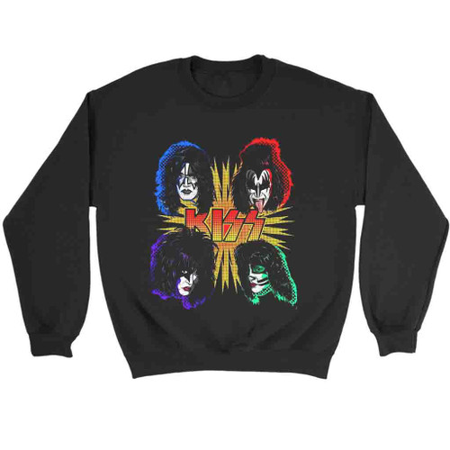 Vintage Graphic Kiss Band Rock Sweatshirt Sweater