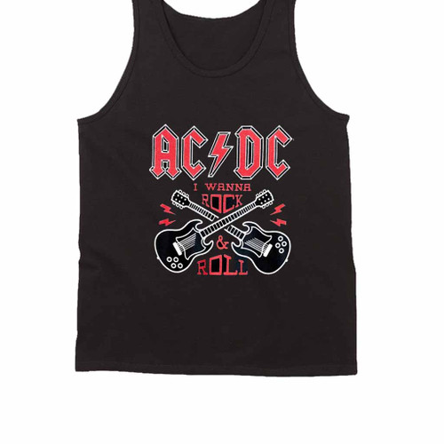Acdc Highway To Hell Tricolor Tank Top