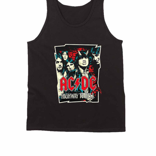 Acdc Highway To Hell Vintage Graphic Tank Top