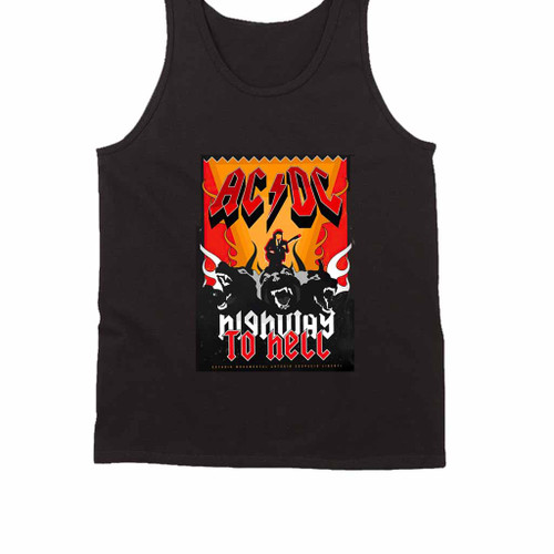 Highway To Hell Acdc Retro Vintage Tank Top