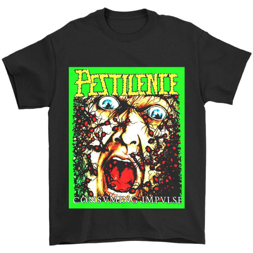 Pestilence Consuming Impulse Death Metal Thrash Man's T-Shirt Tee