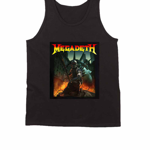 Megadeth Alien Embroidered Patch Tank Top