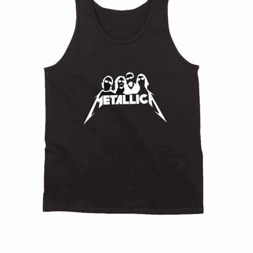 Metallica Rock Band Four Member Basic Tank Top