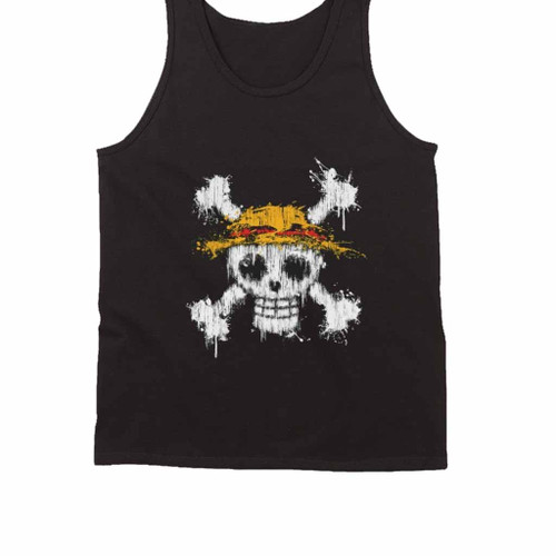 One Piece Anime Logo Fade Tank Top