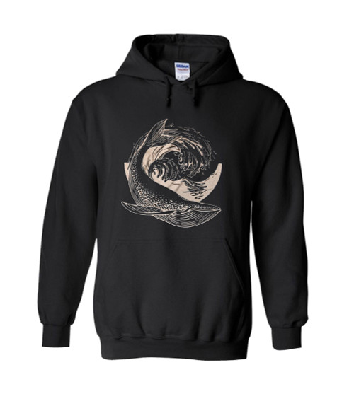Whale Graphic Unisex Hoodie