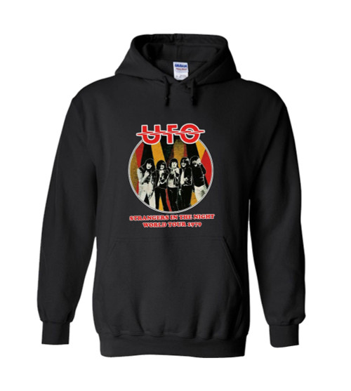 Vintage 1979 Ufo World Tour Rock Concert Unisex Hoodie