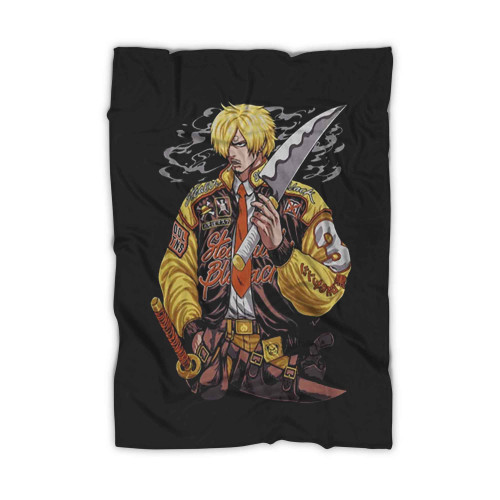 Anime One Piece Sanji Art Blanket