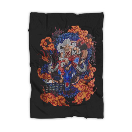 Monkey D Luffy Gear 5 Art Blanket Monkey D Luffy Gear 5 Art Blanket
