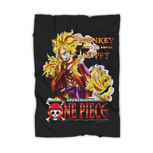 Monkey D Luffy Gear 5 One Piece Anime Blanket