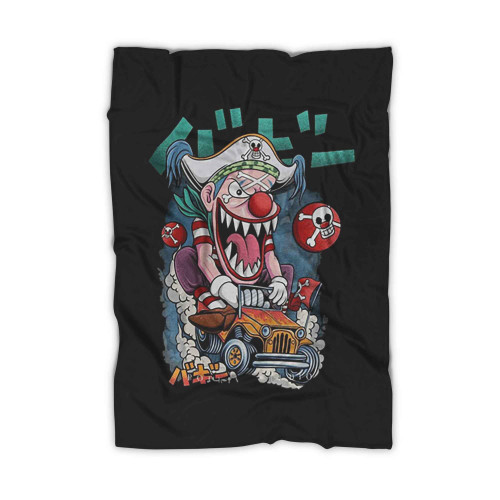 One Piece Buggy Anime Blanket