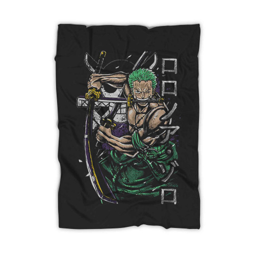 Roronoa Zoro One Piece Anime Blanket Roronoa Zoro One Piece Anime Blanket