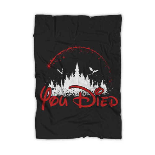 You Died Dark Souls Game Blanket