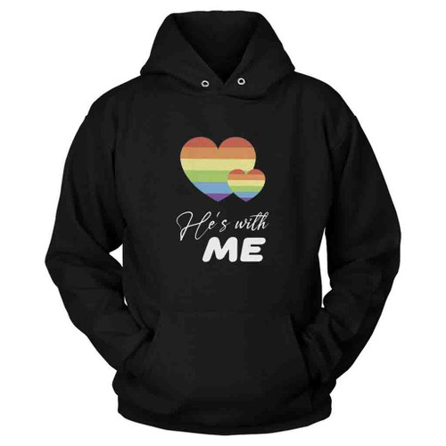 He Is With Me Couple Matching Hoodie