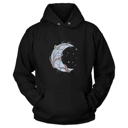 Moon With Branches Of A Tree Hoodie