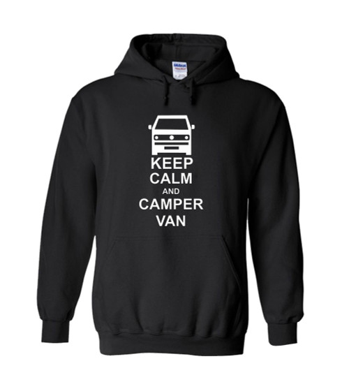 Keep Calm Camper Van Funny Unisex Hoodie