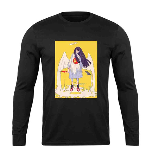 Anime Girl Angel Waifu Long Sleeve T-Shirt Tee