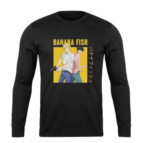 Banana Fish Anime Logo Art Long Sleeve T-Shirt Tee