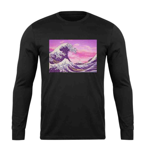 Great Wave Off Kanagawa Long Sleeve T-Shirt Tee