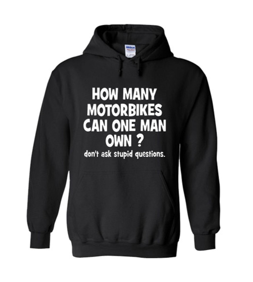 How Many Motorbikes Funny Unisex Hoodie