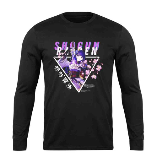 Raiden Shogun Genshin Impact Long Sleeve T-Shirt Tee