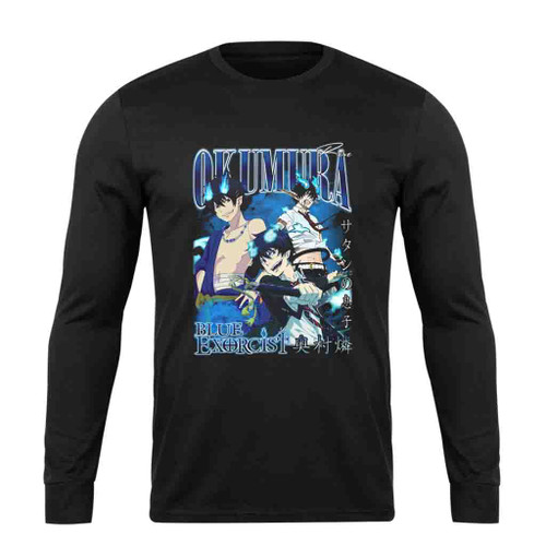 Rin Okumura Son Of Satan Blue Exorcist Long Sleeve T-Shirt Tee