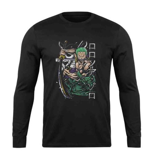 Roronoa Zoro One Piece Anime Long Sleeve T-Shirt Tee