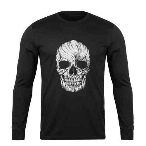 Skeleton Skull Goth Love Long Sleeve T-Shirt Tee