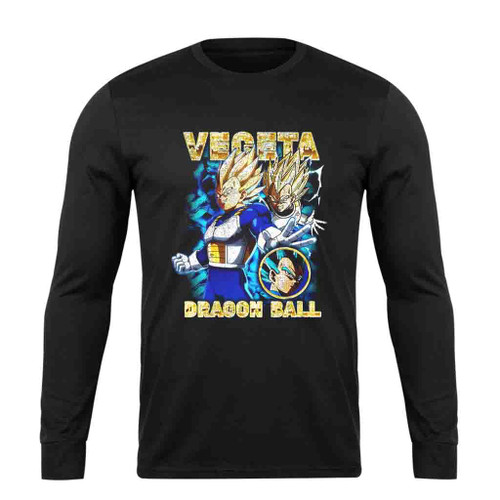 Style Anime Dragon Ball Vegeta Long Sleeve T-Shirt Tee
