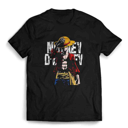One Piece Vintage Art Monkey D Luffy Mens T-Shirt Tee